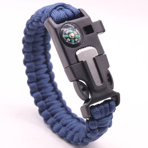 Umbrella Rope Bracelet Survival Bracelet Multifunctional Five-in-One Multifunctional Outdoor Umbrella Rope Camping Adventure Seven Core Life Rope